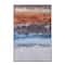 Multi Colored Contemporary Abstract Canvas Wall Art, 47" x 32"